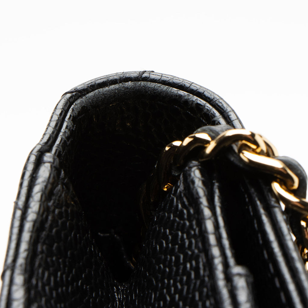 Chanel Caviar Leather Classic Wallet on Chain (SHF-MzxmjN)