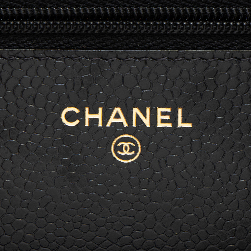 Chanel Caviar Leather Classic Wallet on Chain (SHF-MzxmjN)