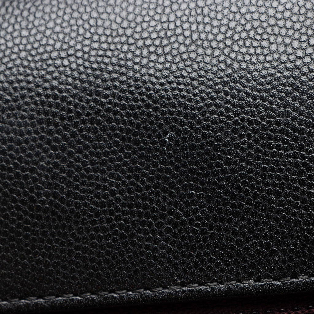 Chanel Caviar Leather Coco Top Handle Medium Flap Bag (SHF-xxvlCu)