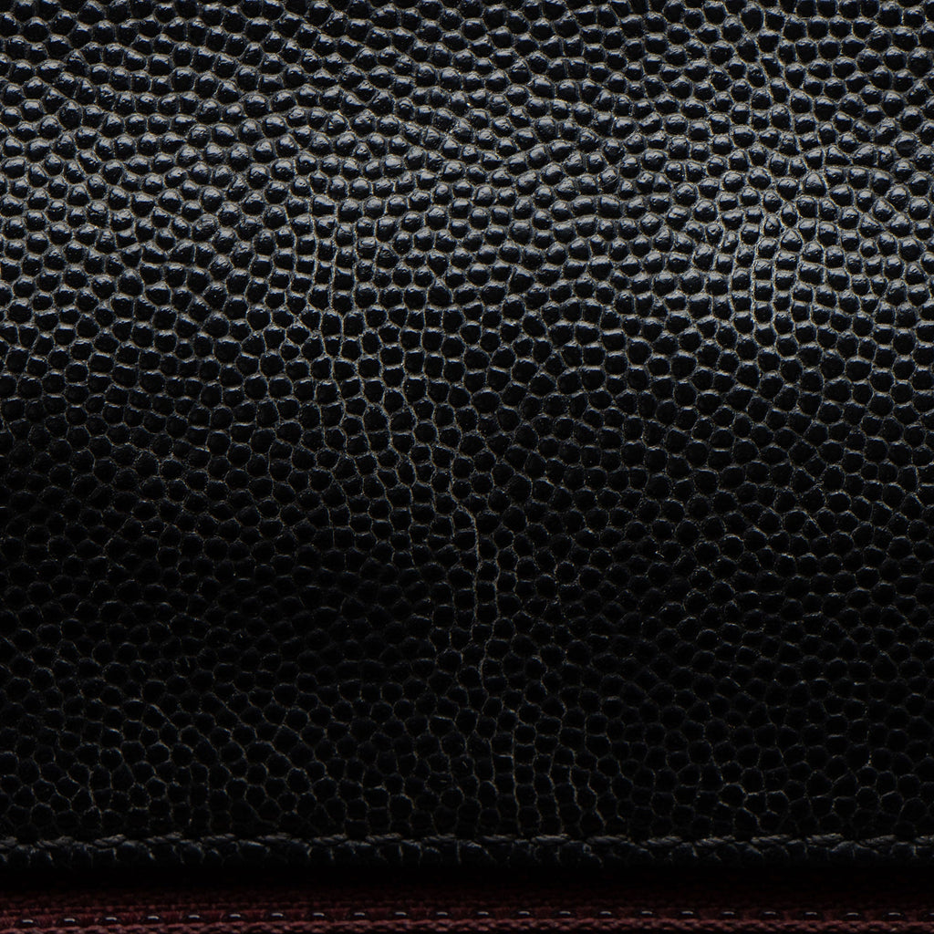 Chanel Caviar Leather Coco Top Handle Medium Flap Bag