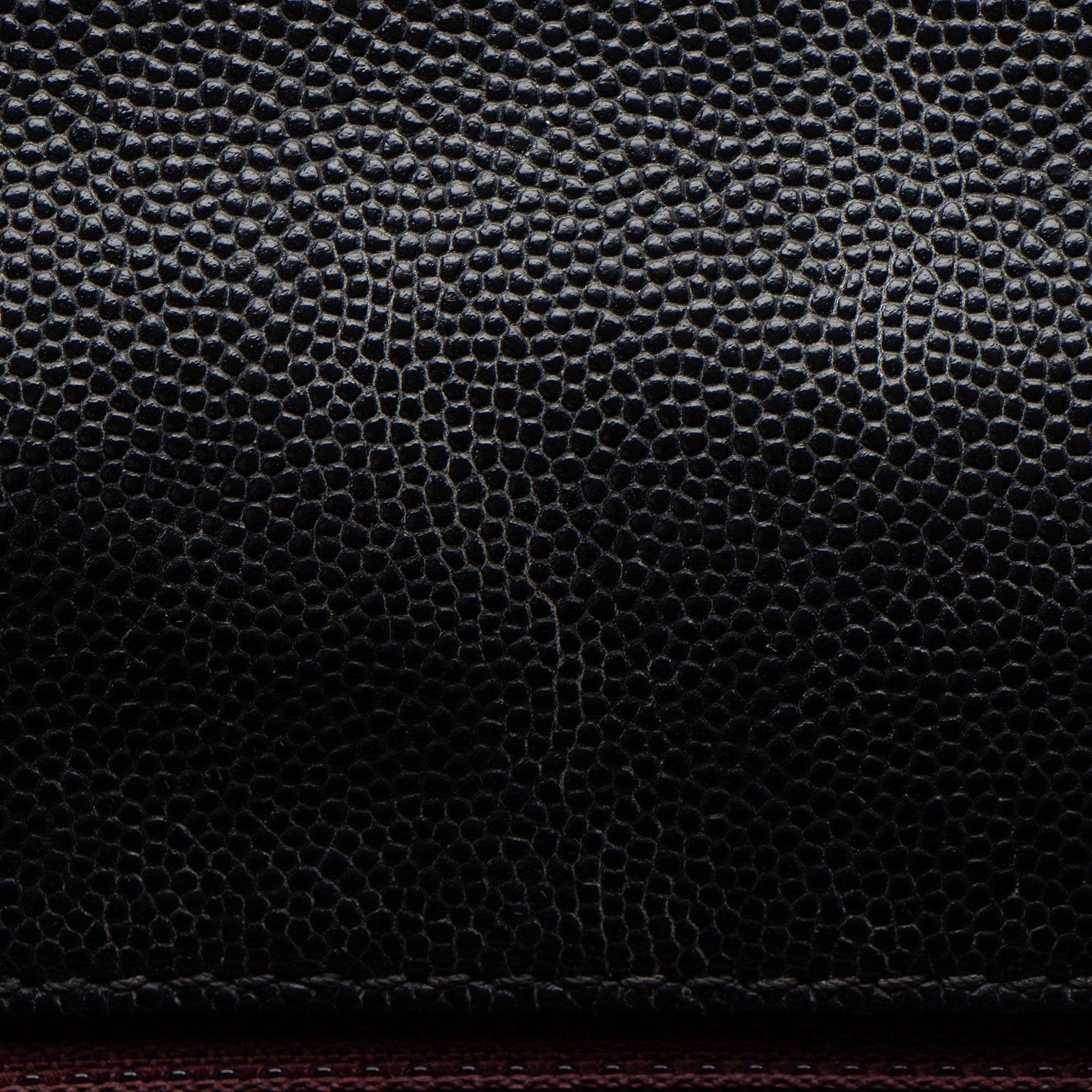 Chanel Caviar Leather Coco Top Handle Medium Flap Bag