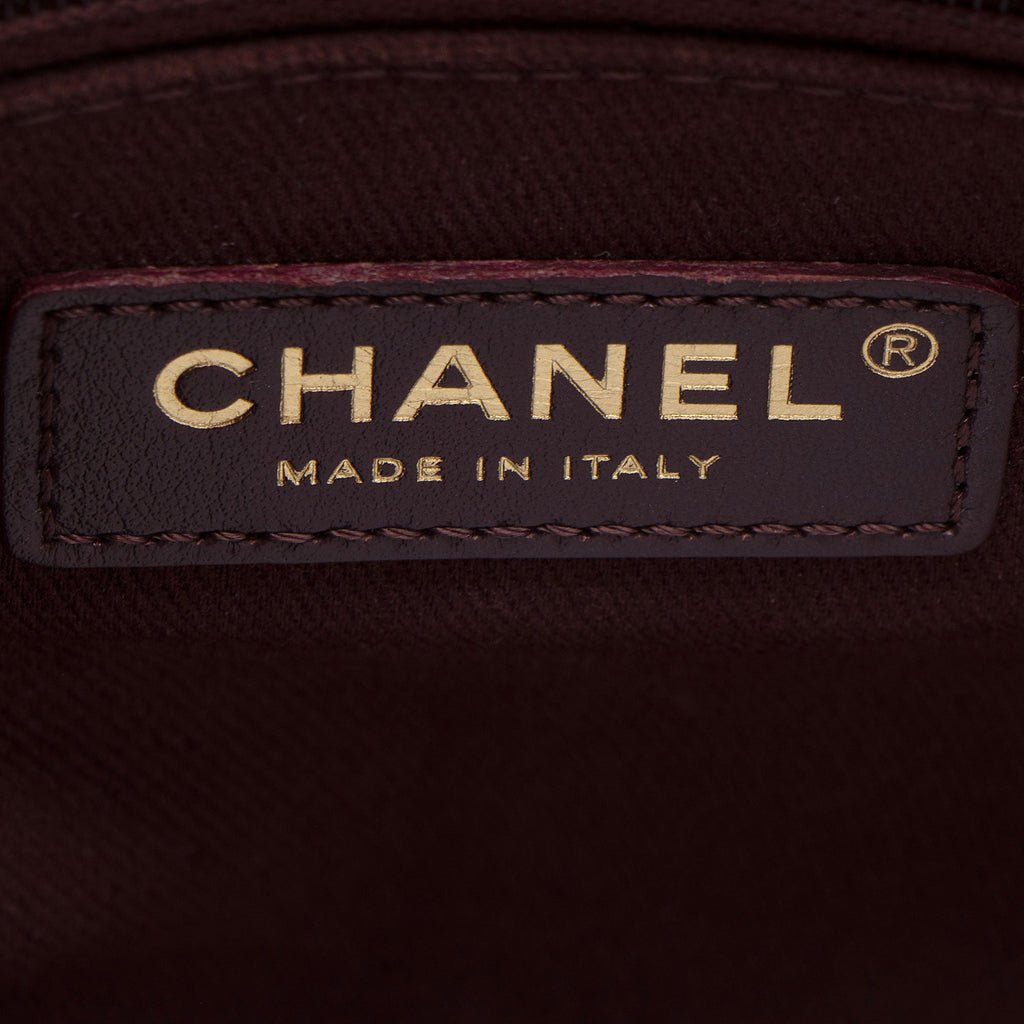 Chanel Caviar Leather Coco Top Handle Medium Flap Bag