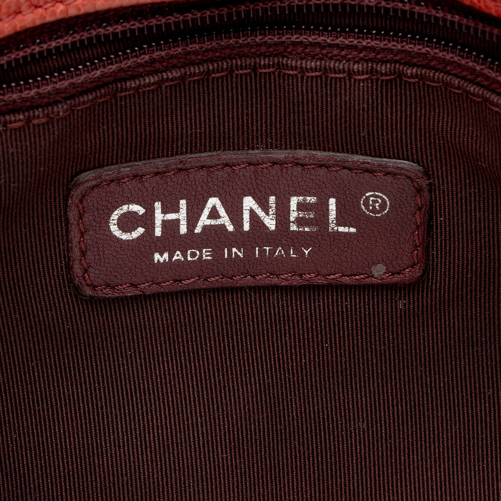 Chanel Caviar Leather French Riviera Medium Flap Bag (SHF-TWwhBI)