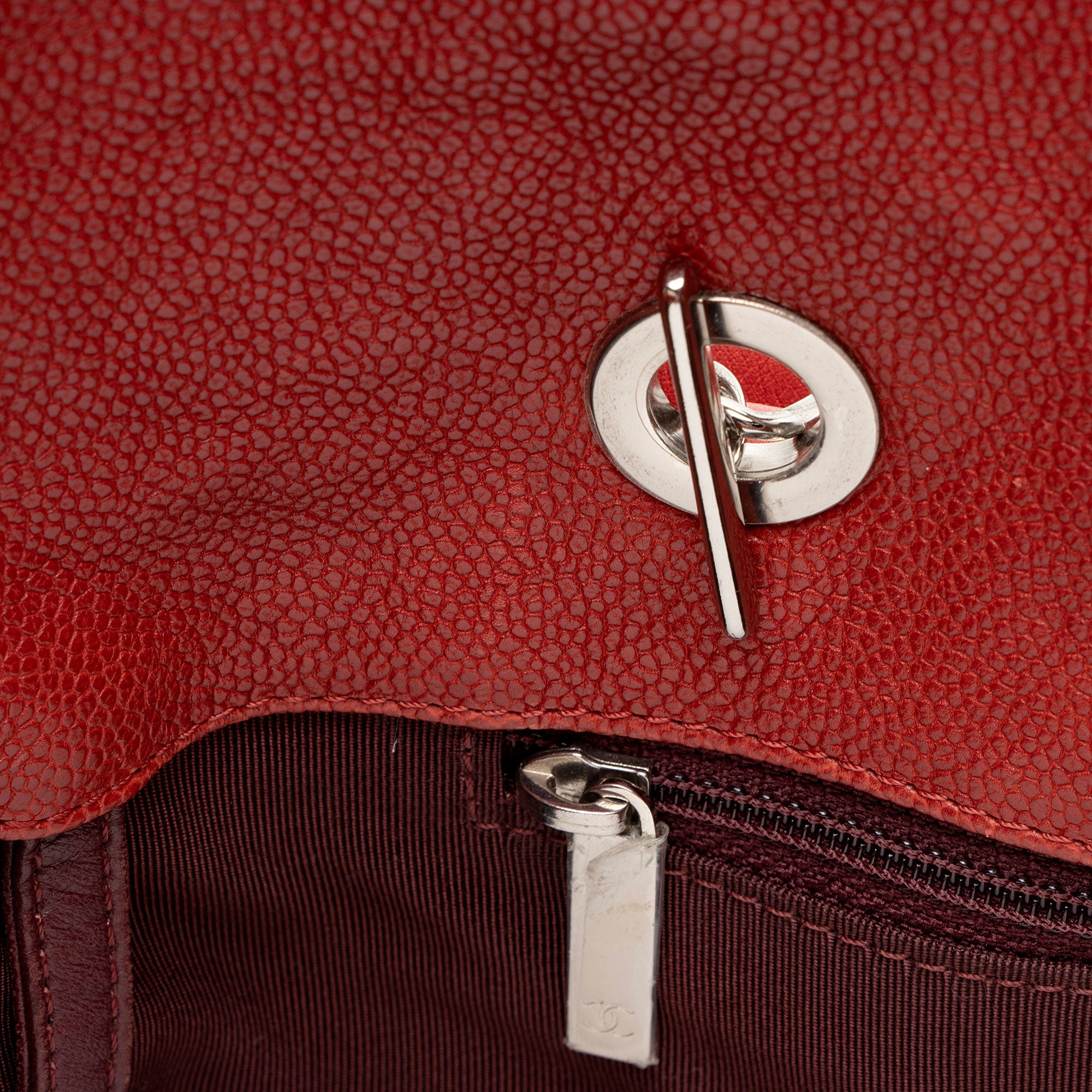 Chanel Caviar Leather French Riviera Tote