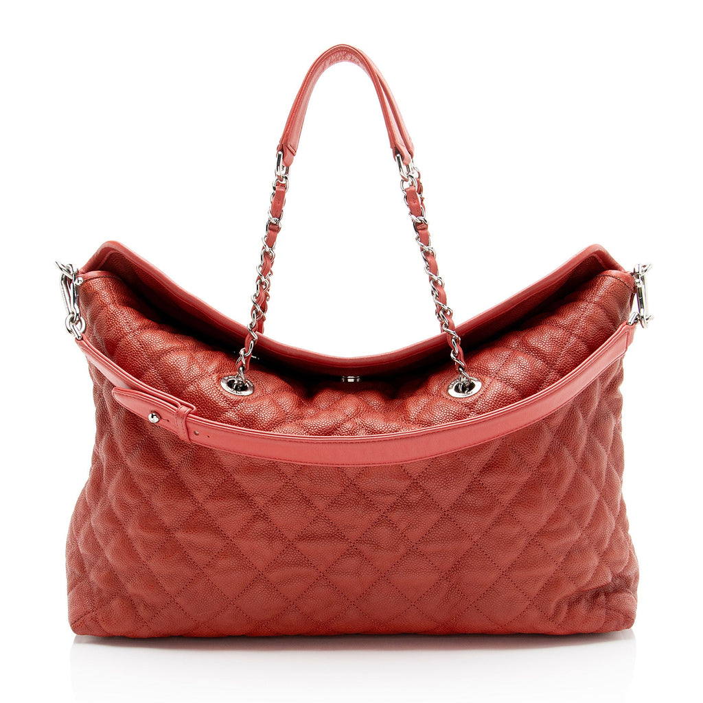 Chanel Caviar Leather French Riviera Tote