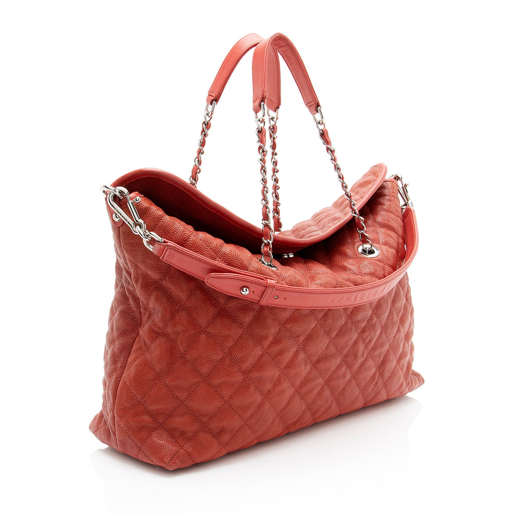 Chanel Caviar Leather French Riviera Tote