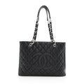 Chanel Caviar Leather Grand Shopping Tote (SHF-19344)