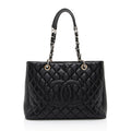 Chanel Caviar Leather Grand Shopping Tote (SHF-p8snbD)