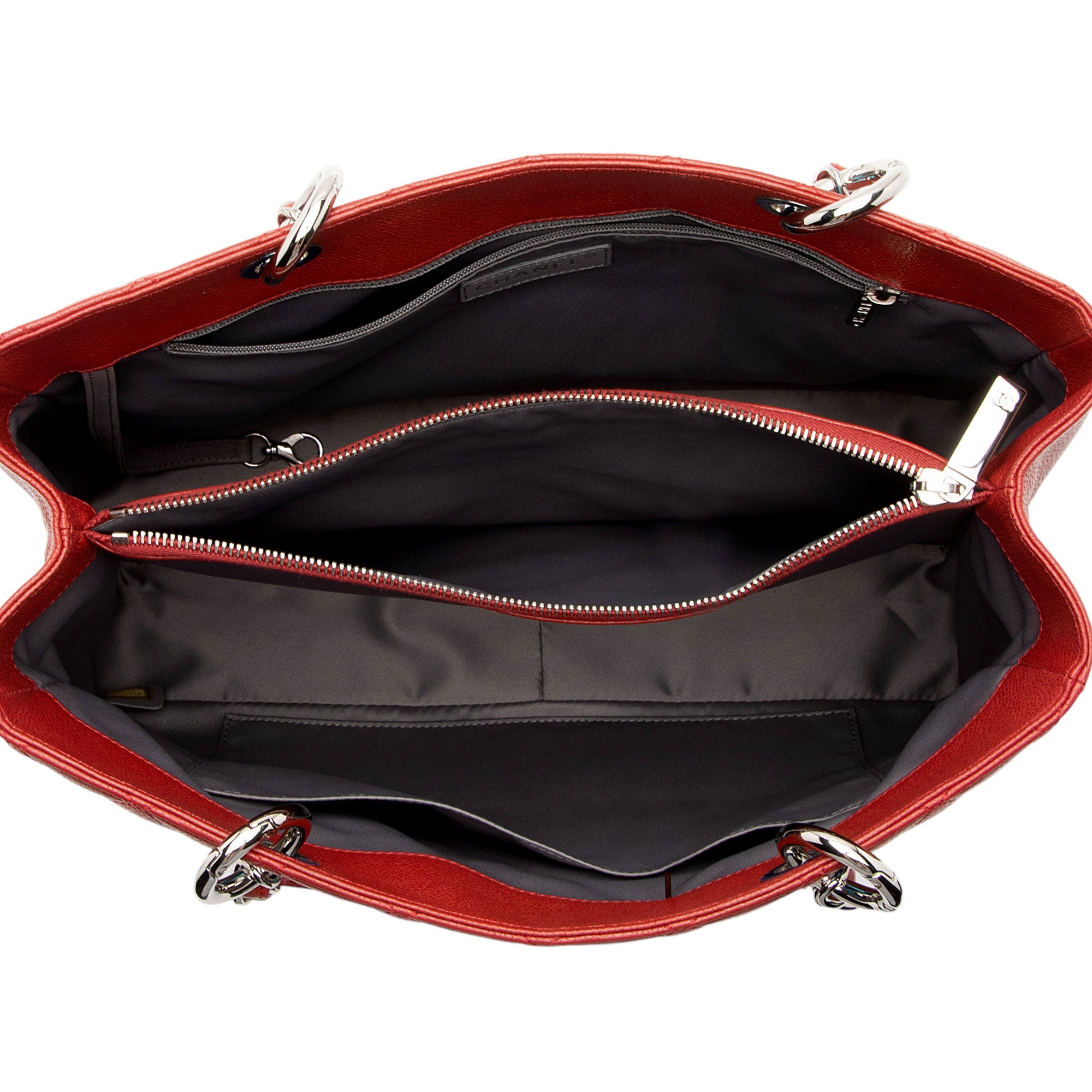 Chanel Caviar Leather Grand Shopping Tote (SHF-pUyEza)