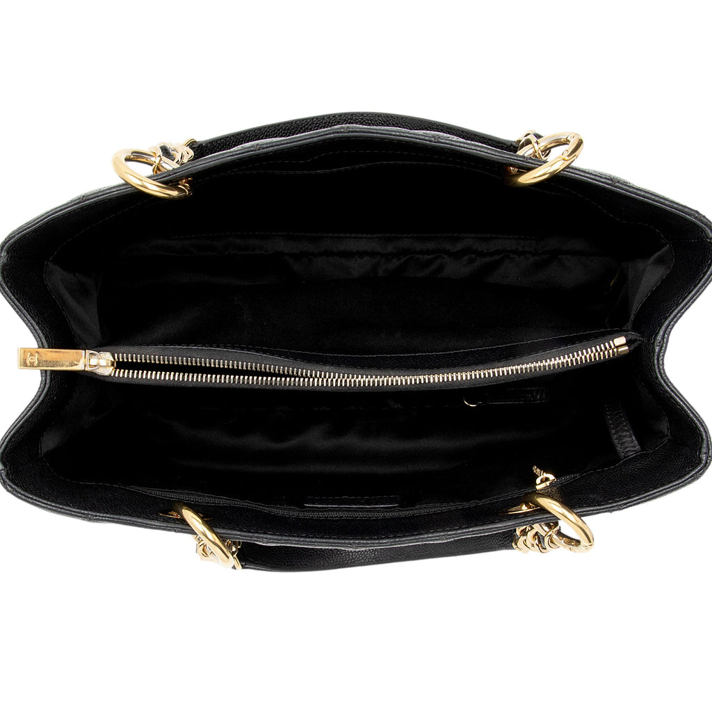 Chanel Caviar Leather Grand Shopping Tote (SHF-vlmDO8)