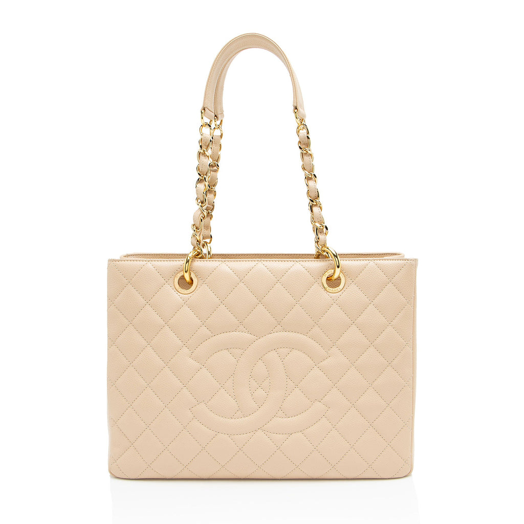 Chanel Caviar Leather Grand Shopping Tote