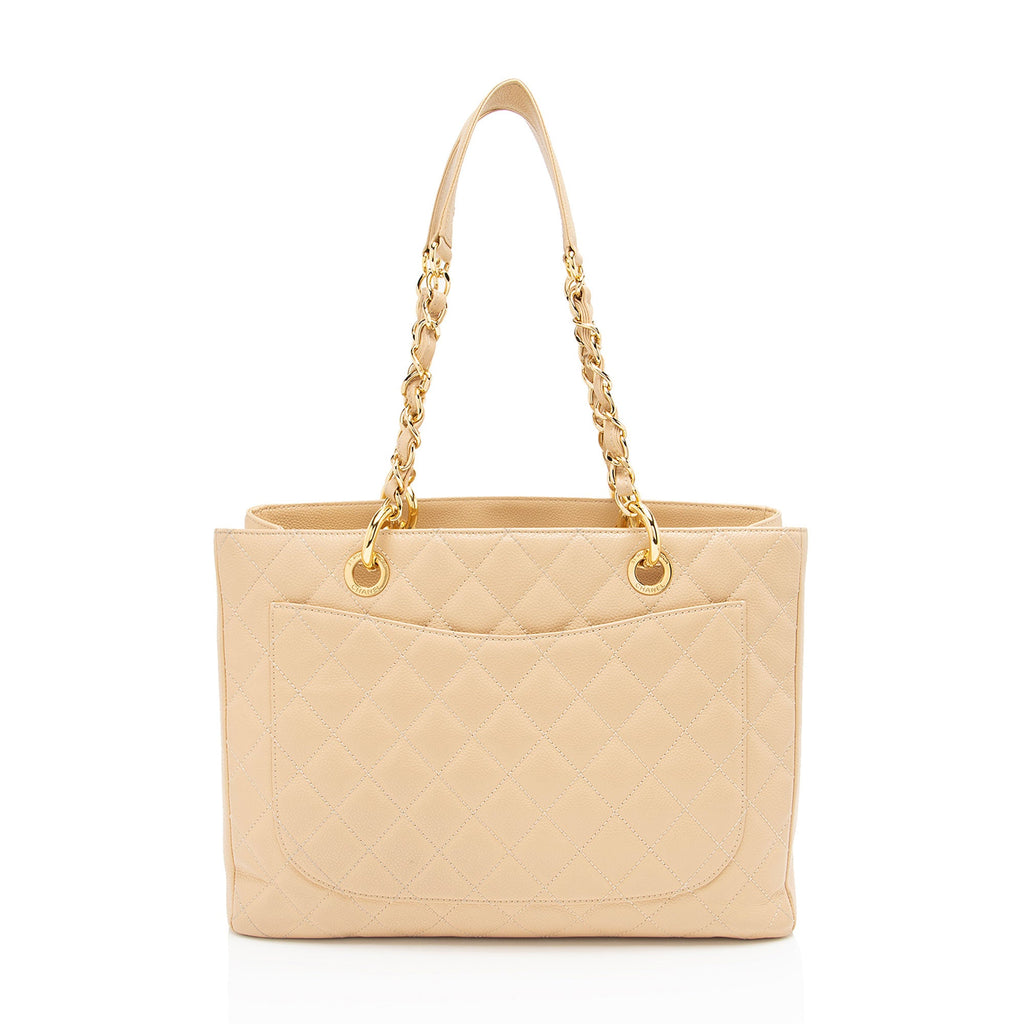 Chanel Caviar Leather Grand Shopping Tote