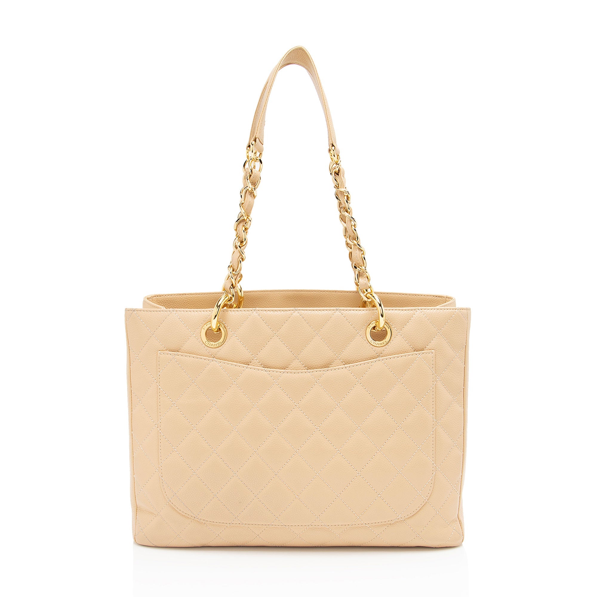 Chanel Caviar Leather Grand Shopping Tote