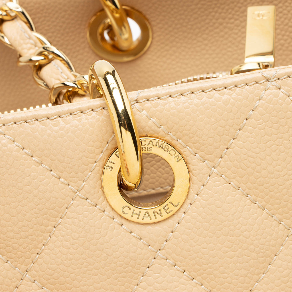 Chanel Caviar Leather Grand Shopping Tote