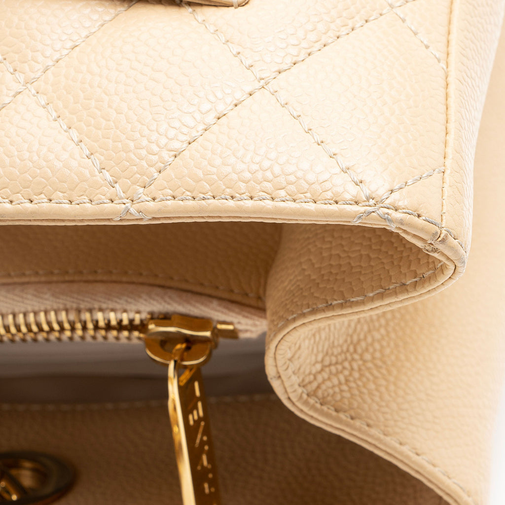Chanel Caviar Leather Grand Shopping Tote