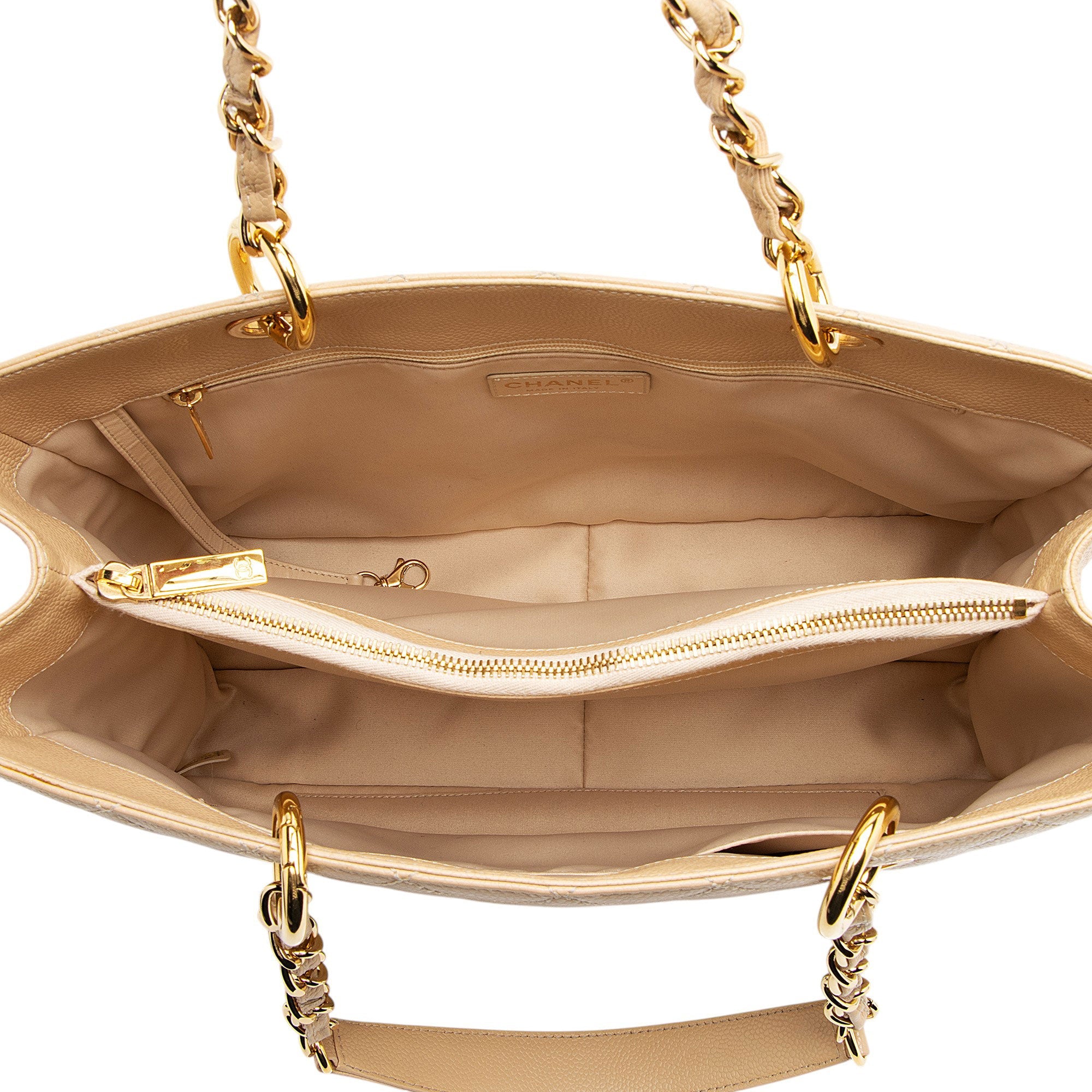Chanel Caviar Leather Grand Shopping Tote