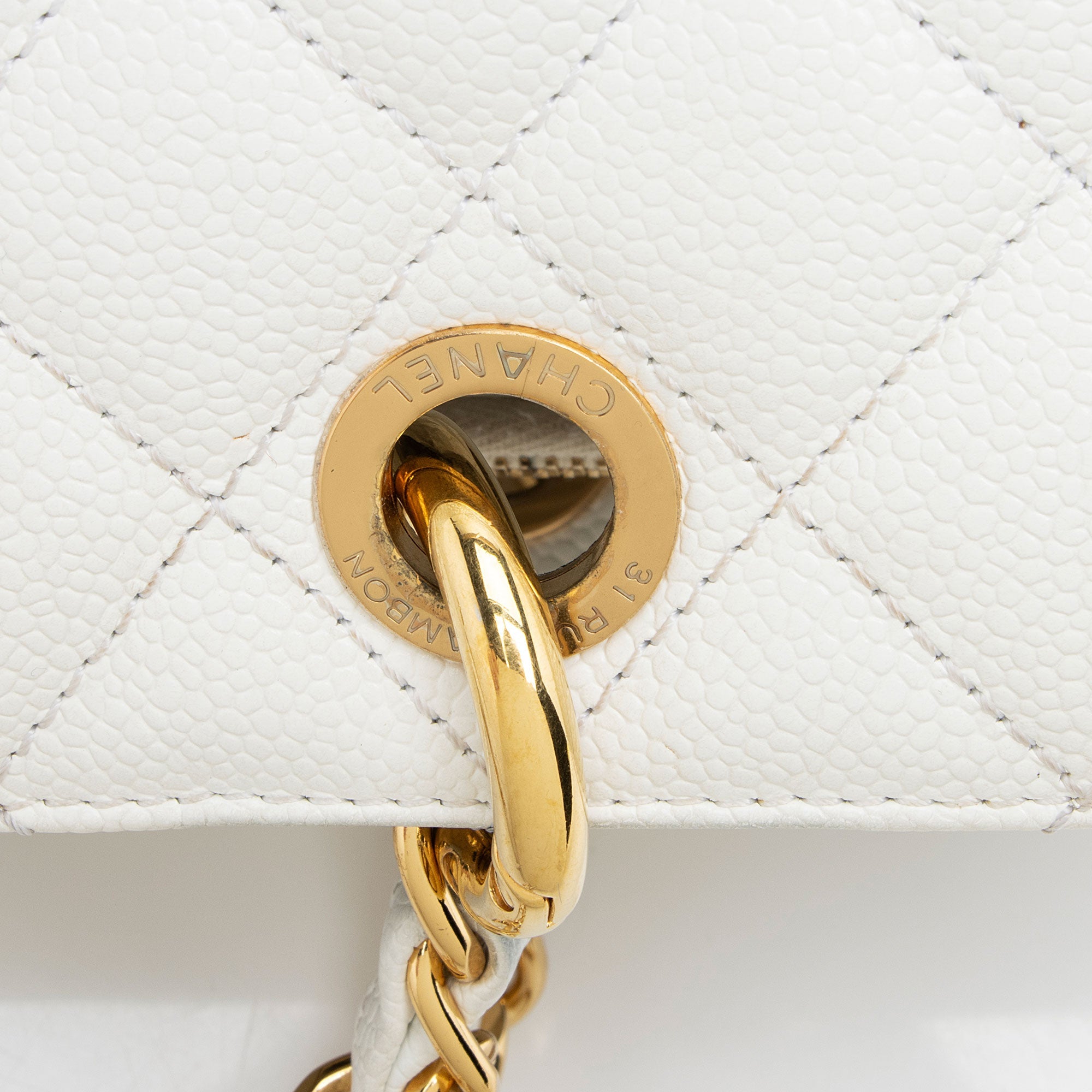 Chanel Caviar Leather Grand Shopping Tote