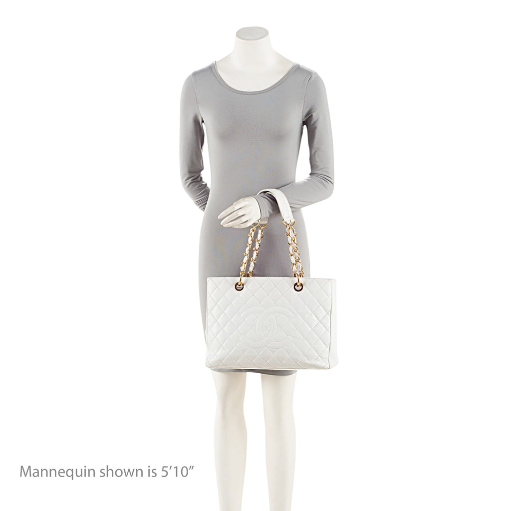 Chanel Caviar Leather Grand Shopping Tote
