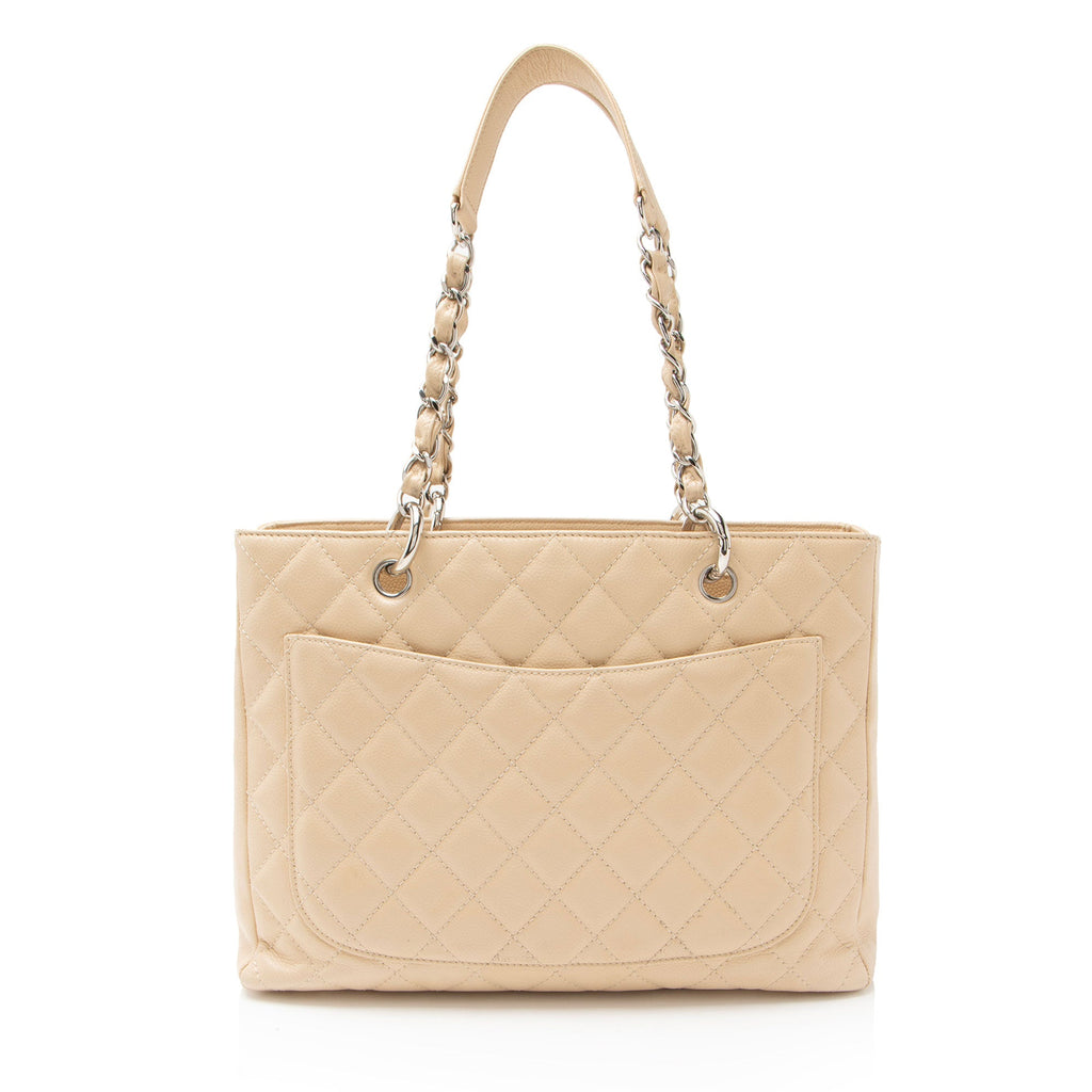 Chanel Caviar Leather Grand Shopping Tote