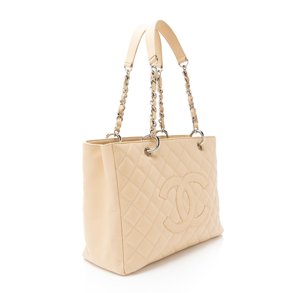 Chanel Caviar Leather Grand Shopping Tote