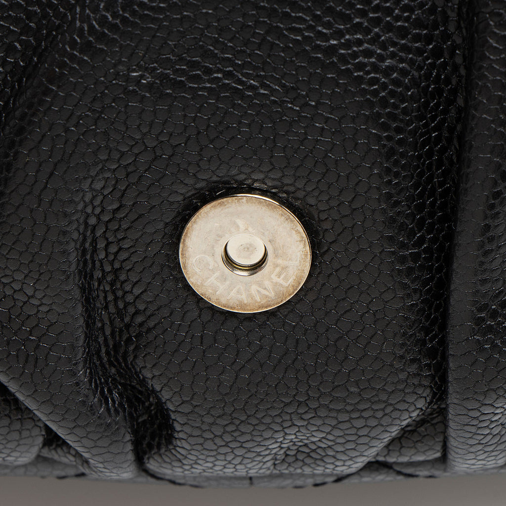 Chanel Caviar Leather Half Moon Shoulder Bag