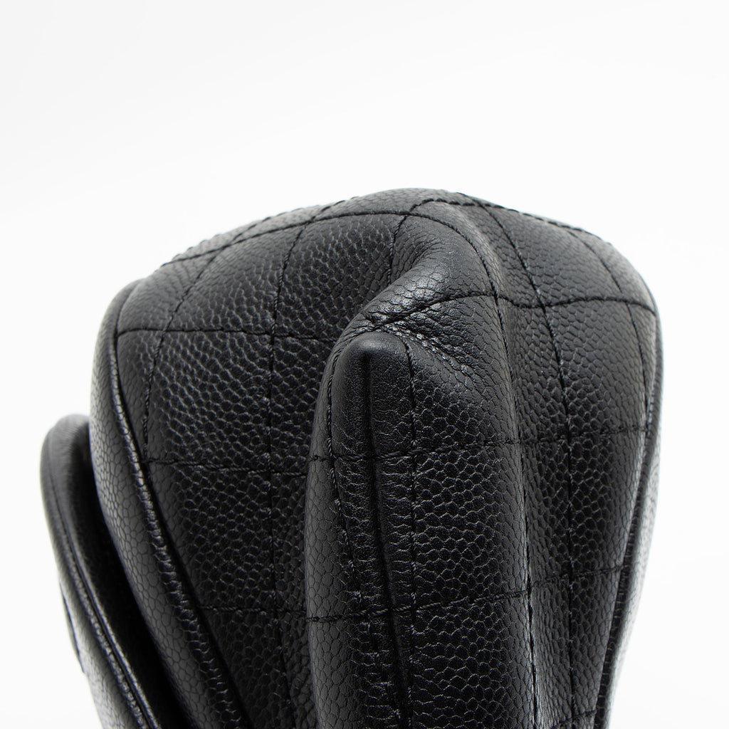 Chanel Caviar Leather Half Moon Shoulder Bag