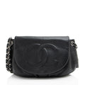Chanel Caviar Leather Half Moon Shoulder Bag