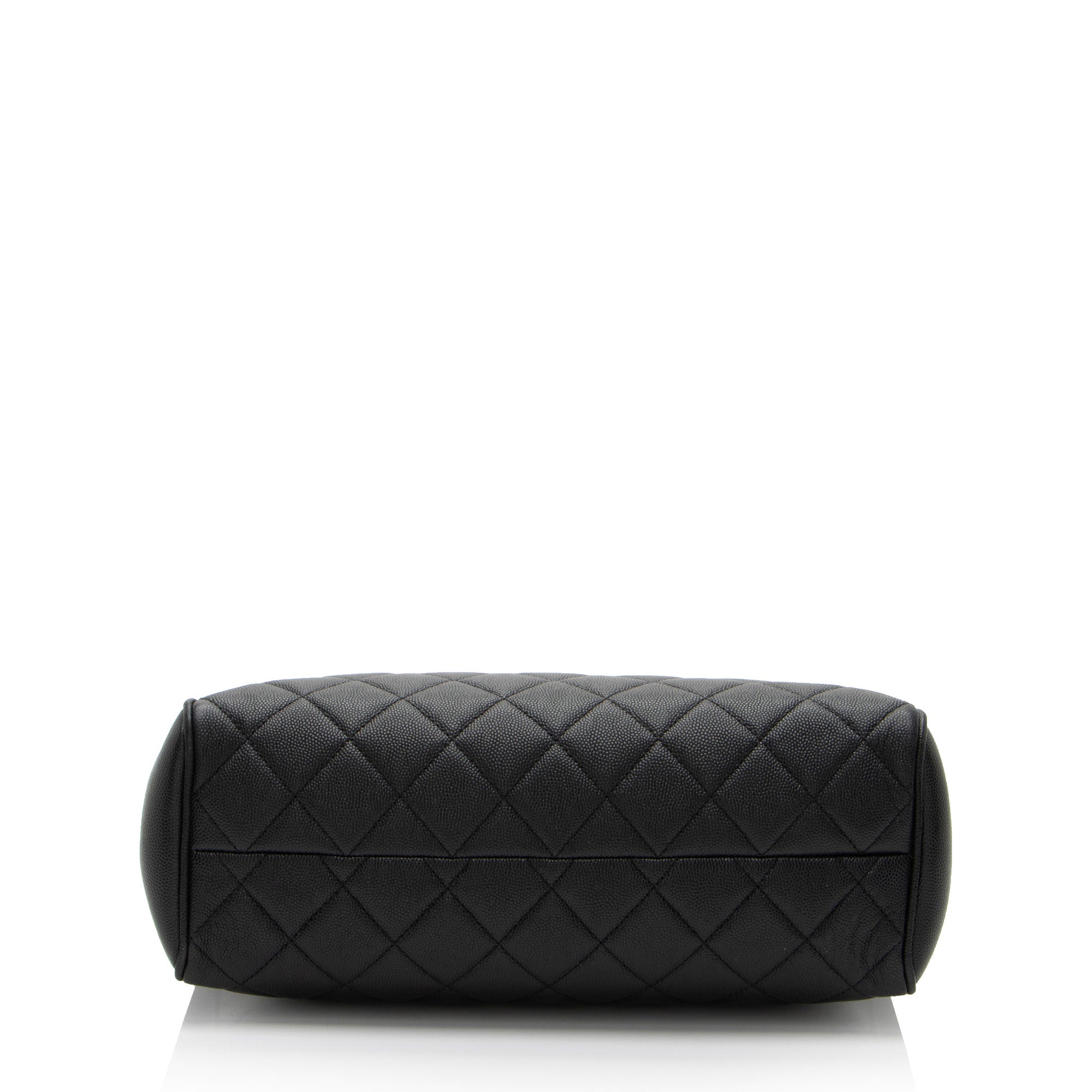 Chanel Caviar Leather In Out Flap Shopping Tote