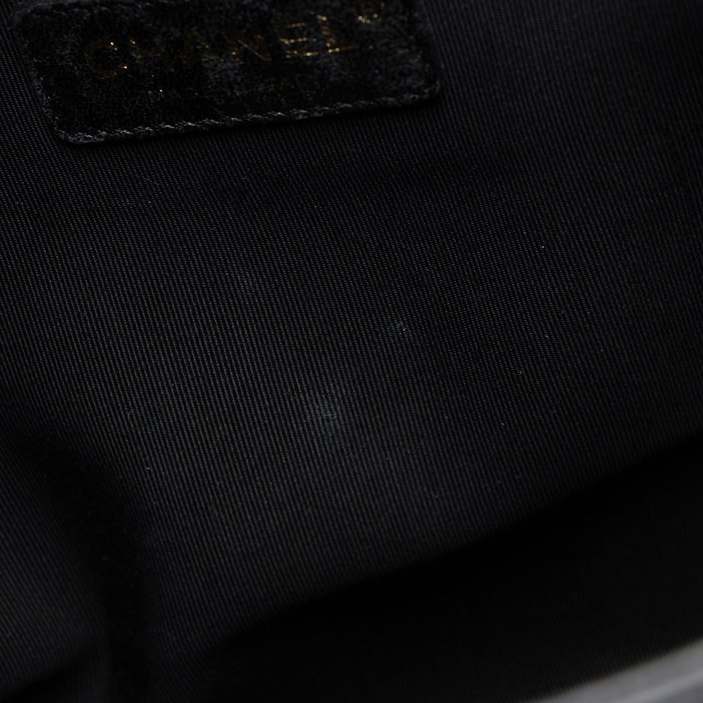 Chanel Caviar Leather In Out Flap Shopping Tote