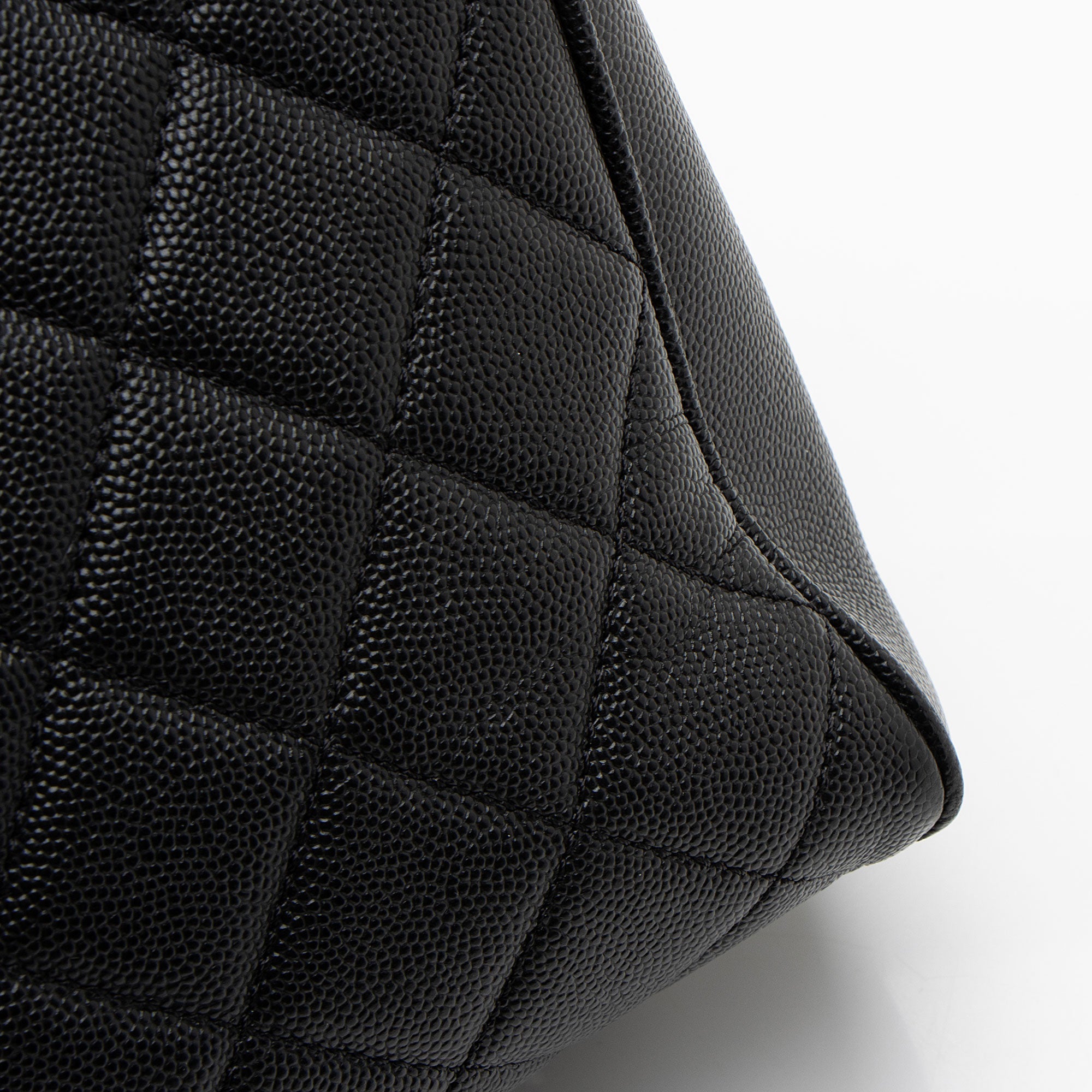 Chanel Caviar Leather In Out Flap Shopping Tote