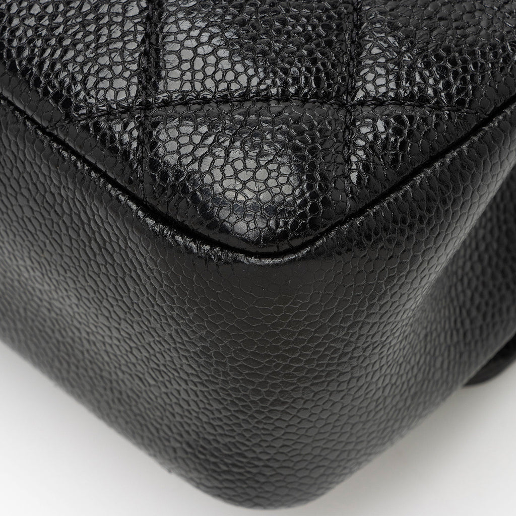 Chanel Caviar Leather Incognito Square Mini Flap Bag