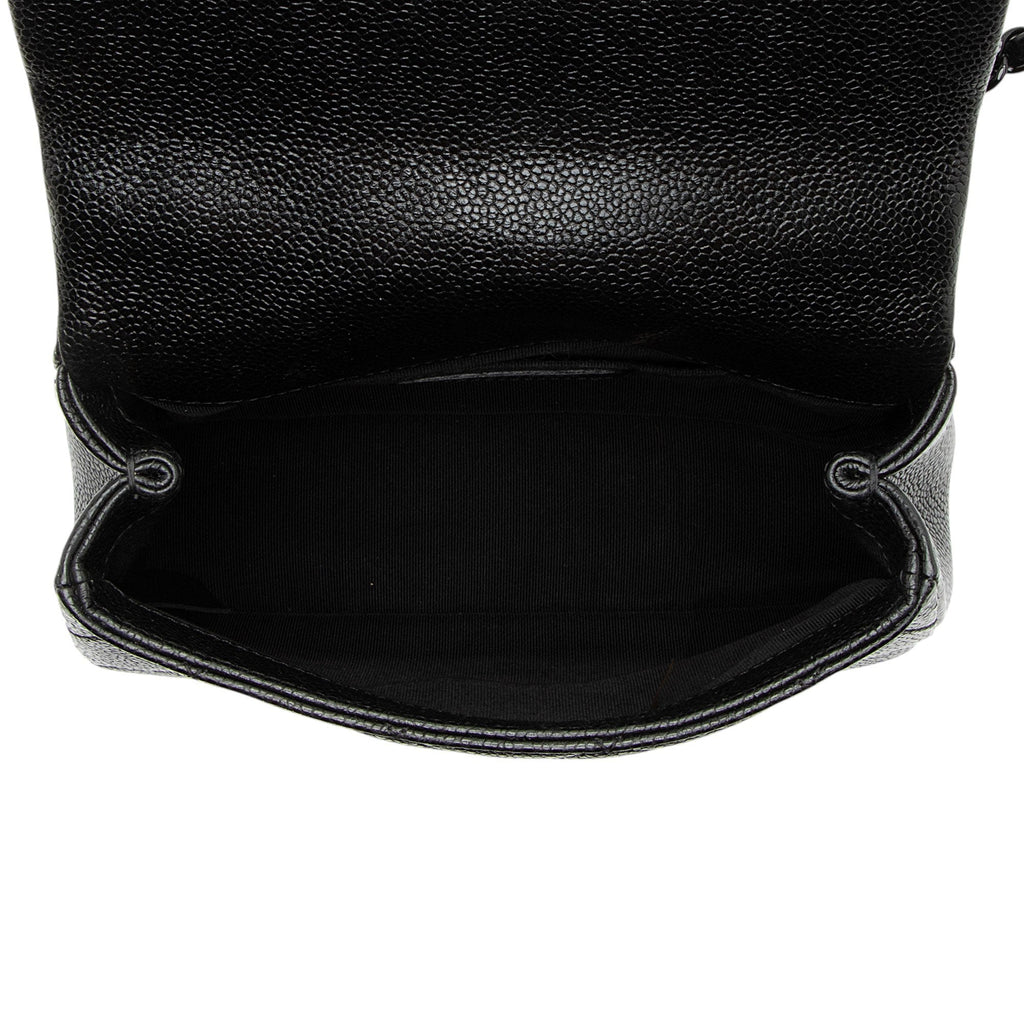 Chanel Caviar Leather Incognito Square Mini Flap Bag