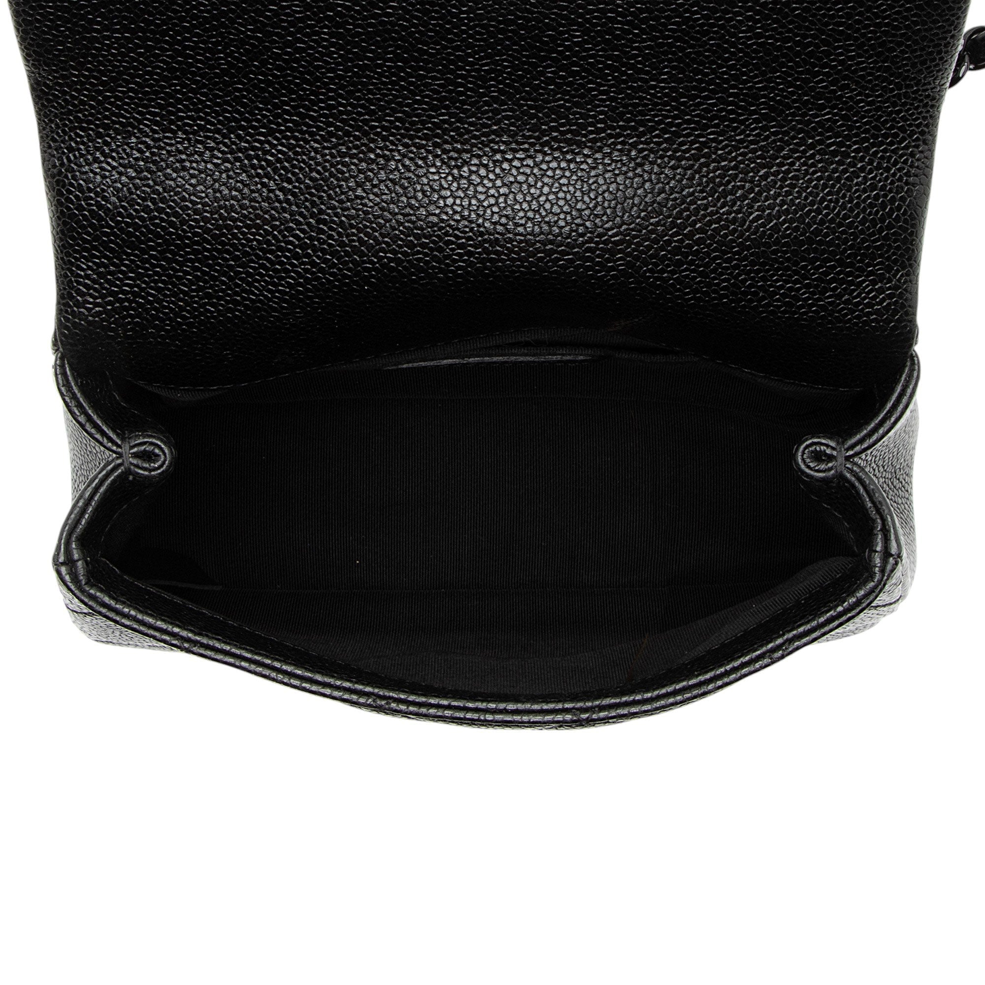 Chanel Caviar Leather Incognito Square Mini Flap Bag