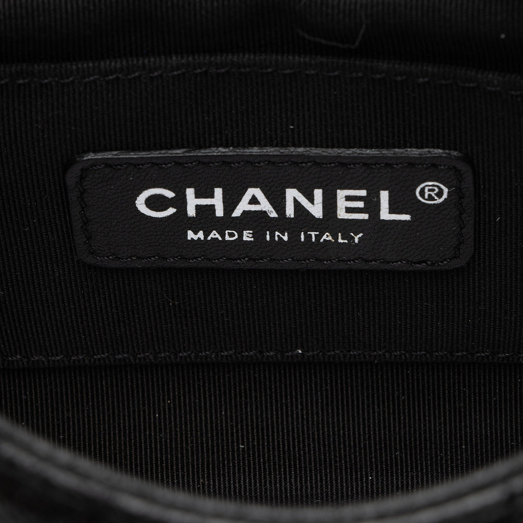 Chanel Caviar Leather Incognito Square Mini Flap Bag