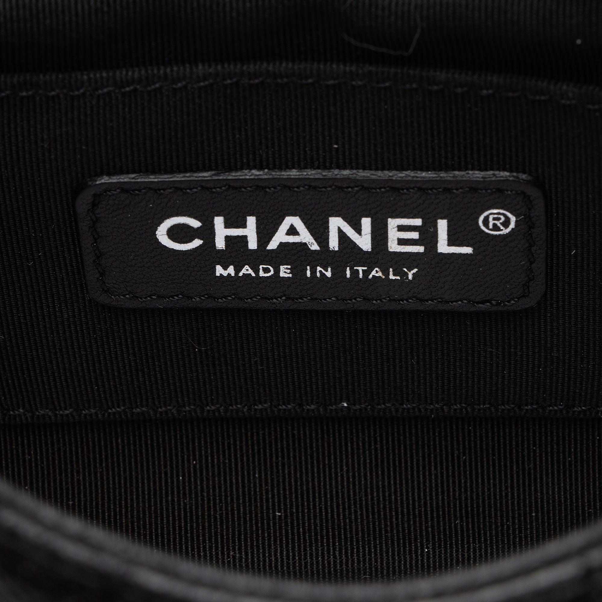 Chanel Caviar Leather Incognito Square Mini Flap Bag