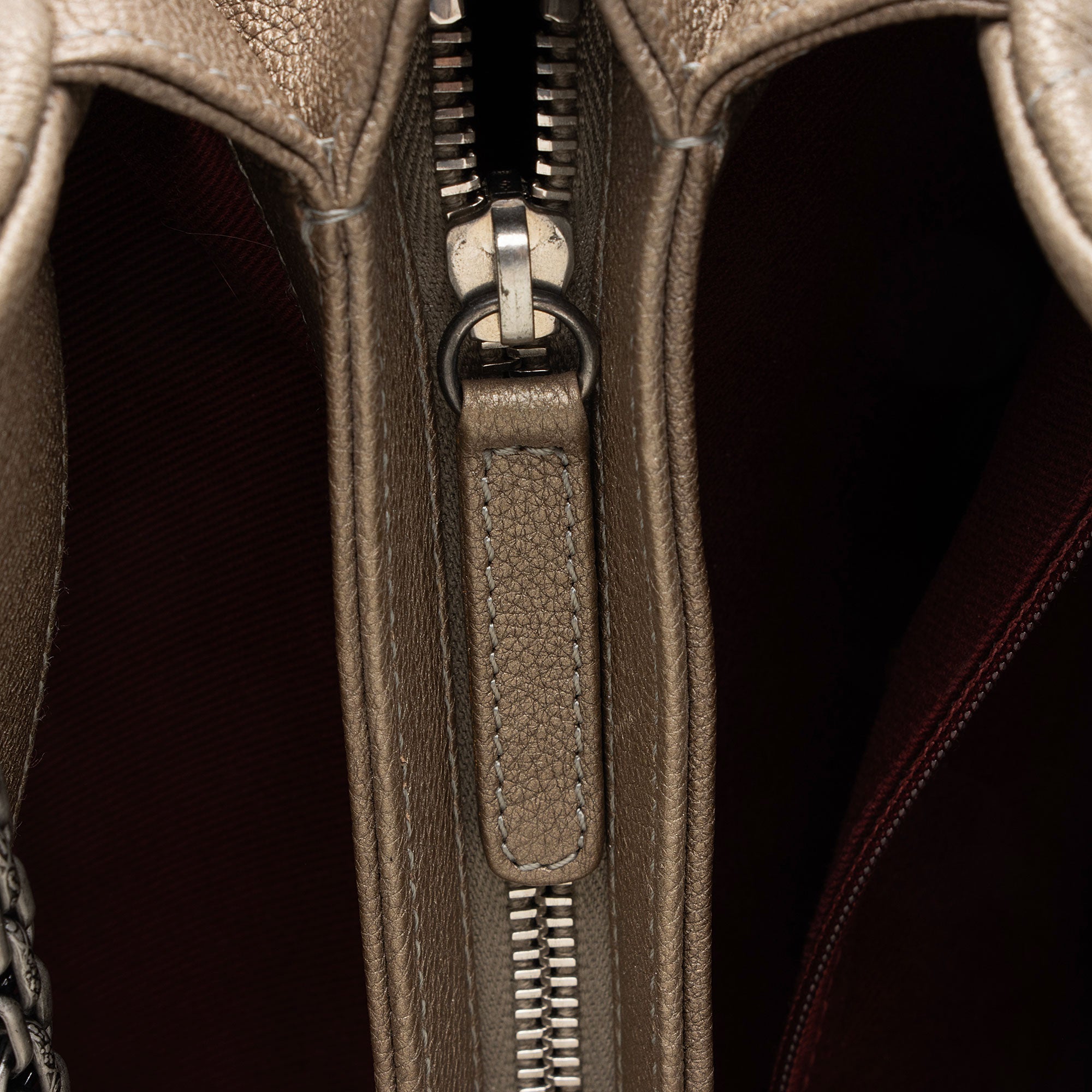 Chanel Caviar Leather Just Mademoiselle Bowler Bag