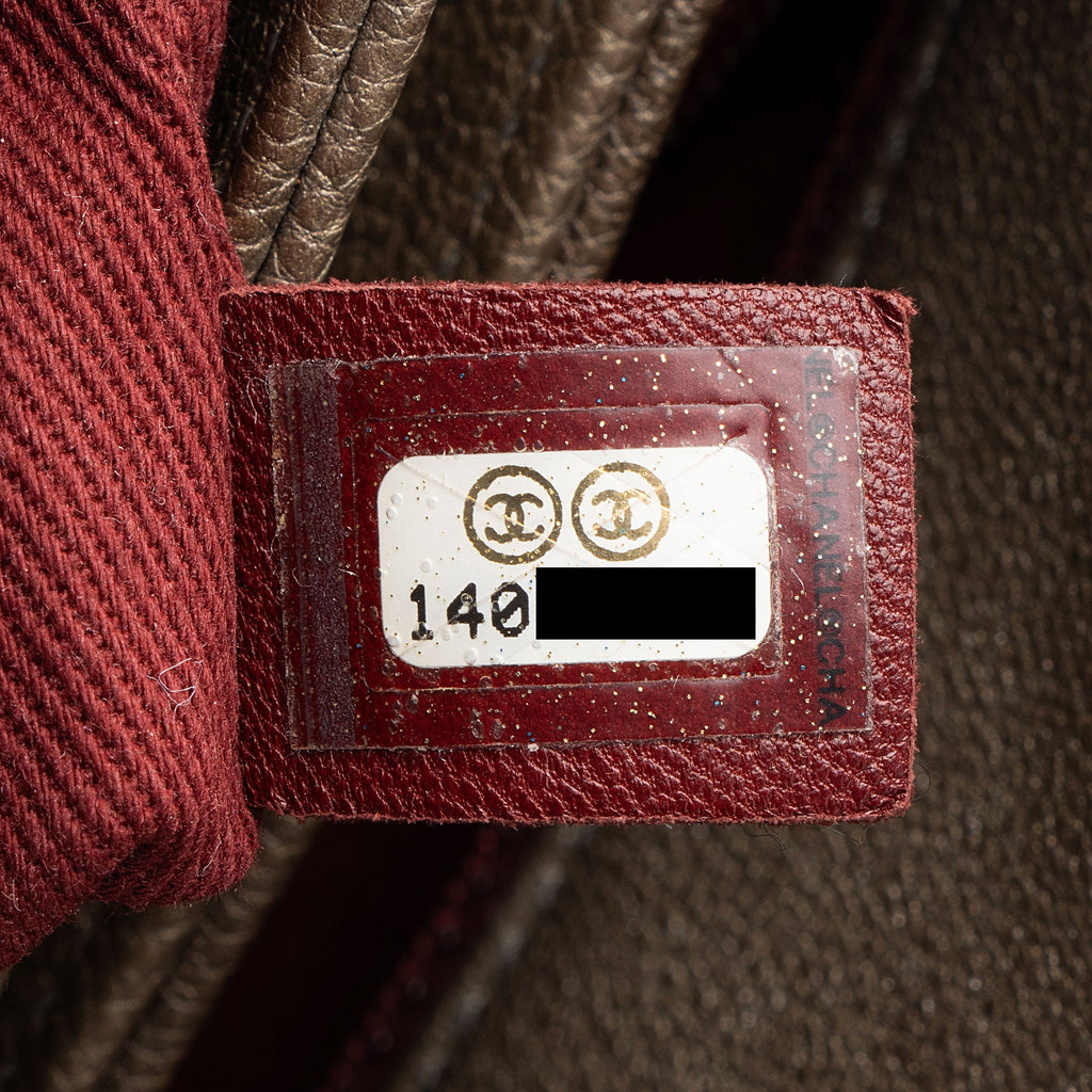 Chanel Caviar Leather Just Mademoiselle Bowler Bag
