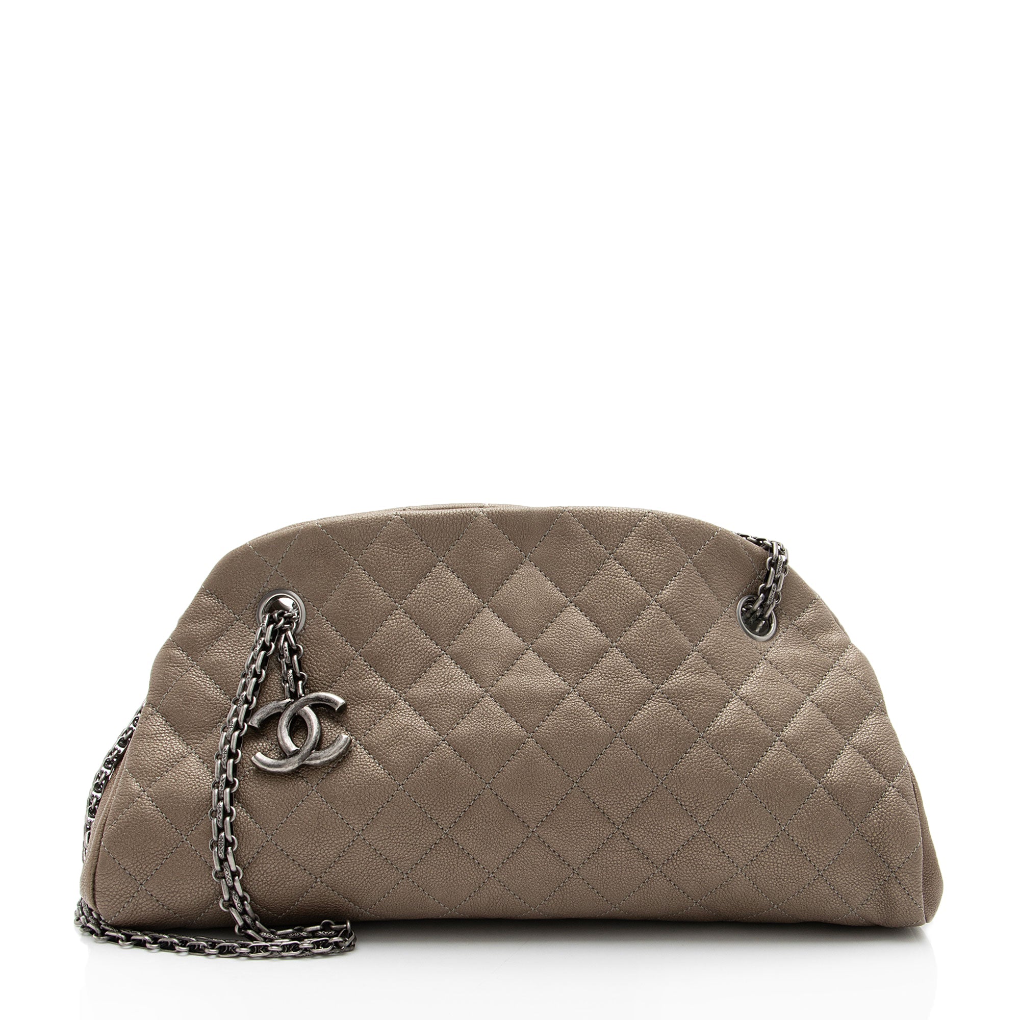 Chanel Caviar Leather Just Mademoiselle Bowler Bag