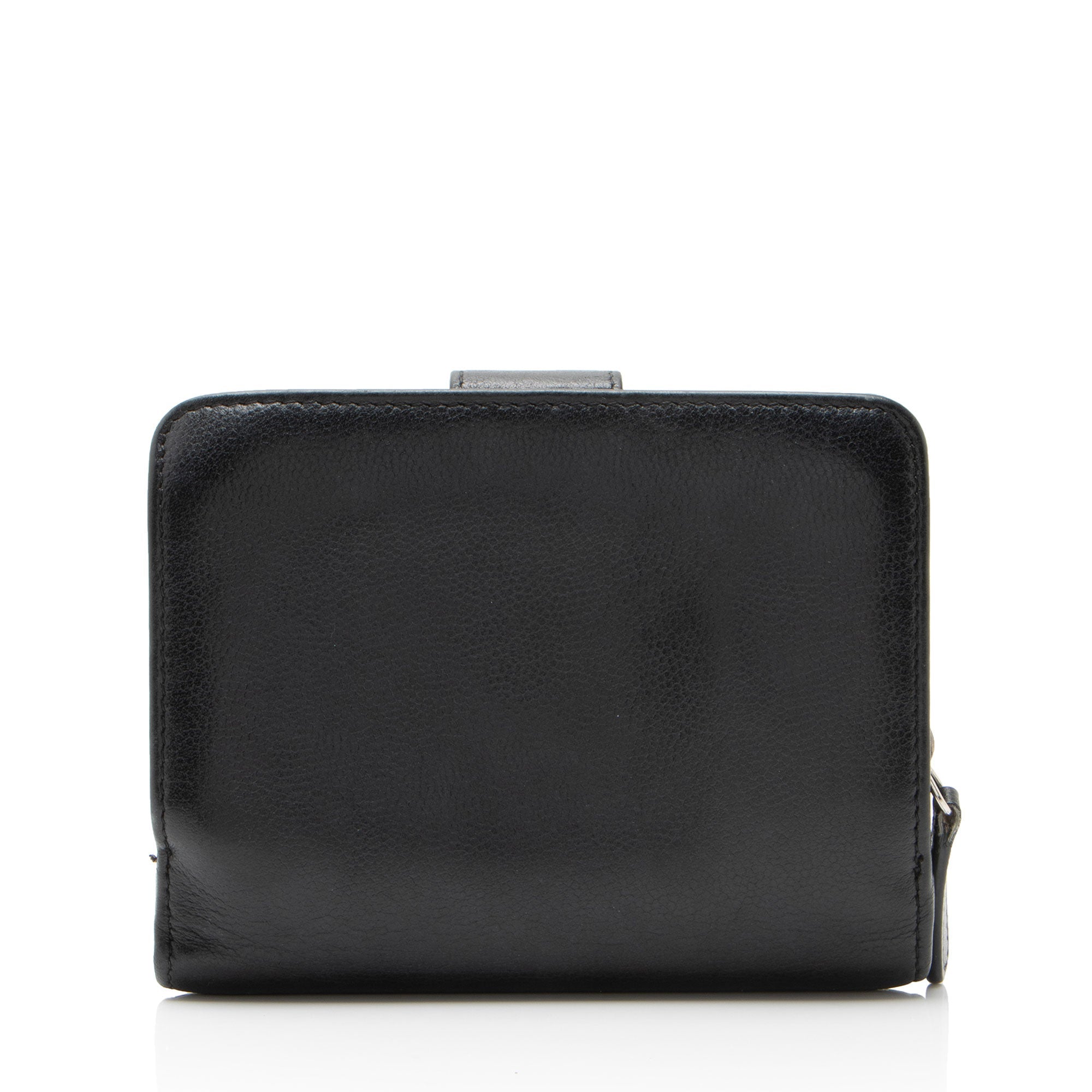 Chanel Caviar Leather L-Zip French Purse Wallet