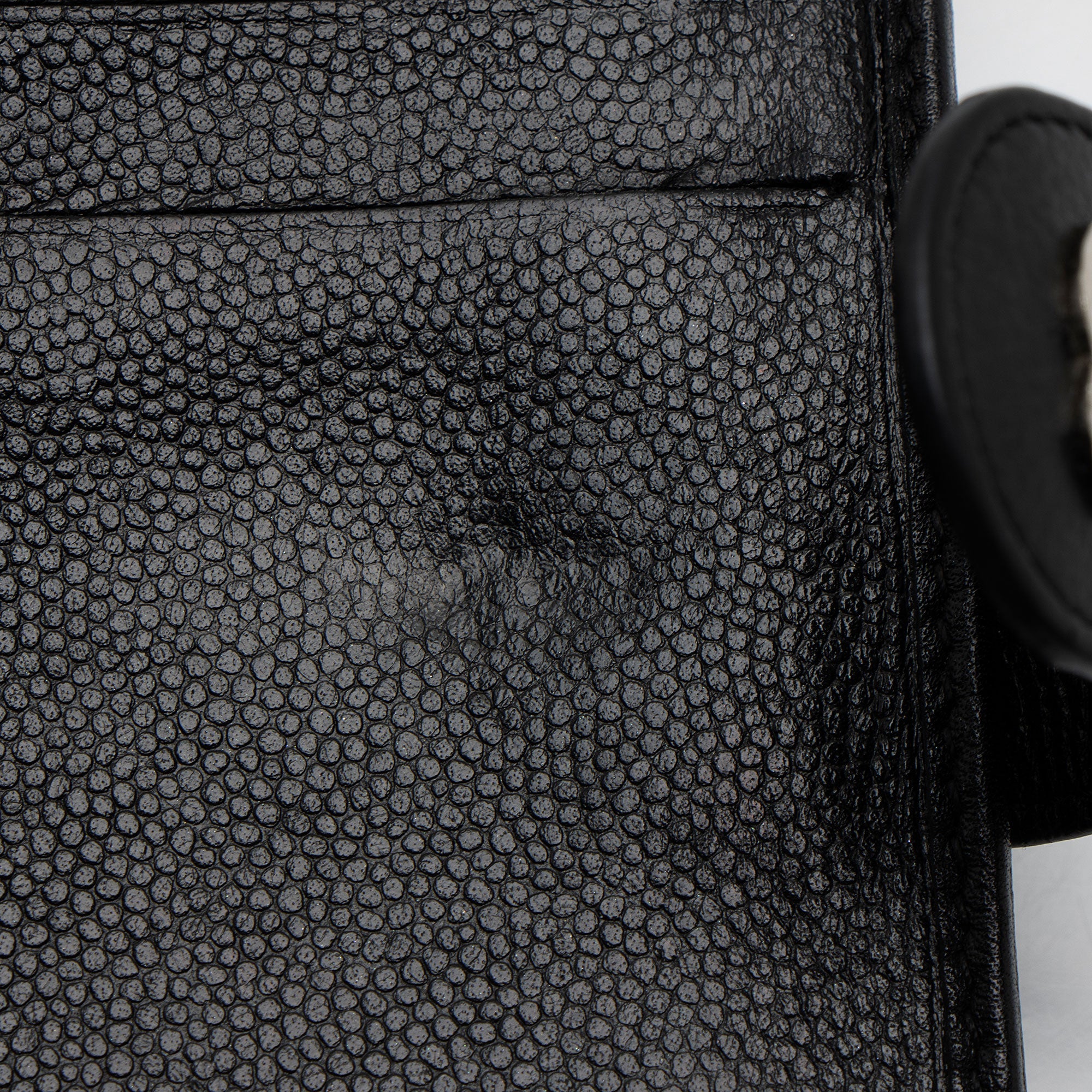 Chanel Caviar Leather L-Zip French Purse Wallet
