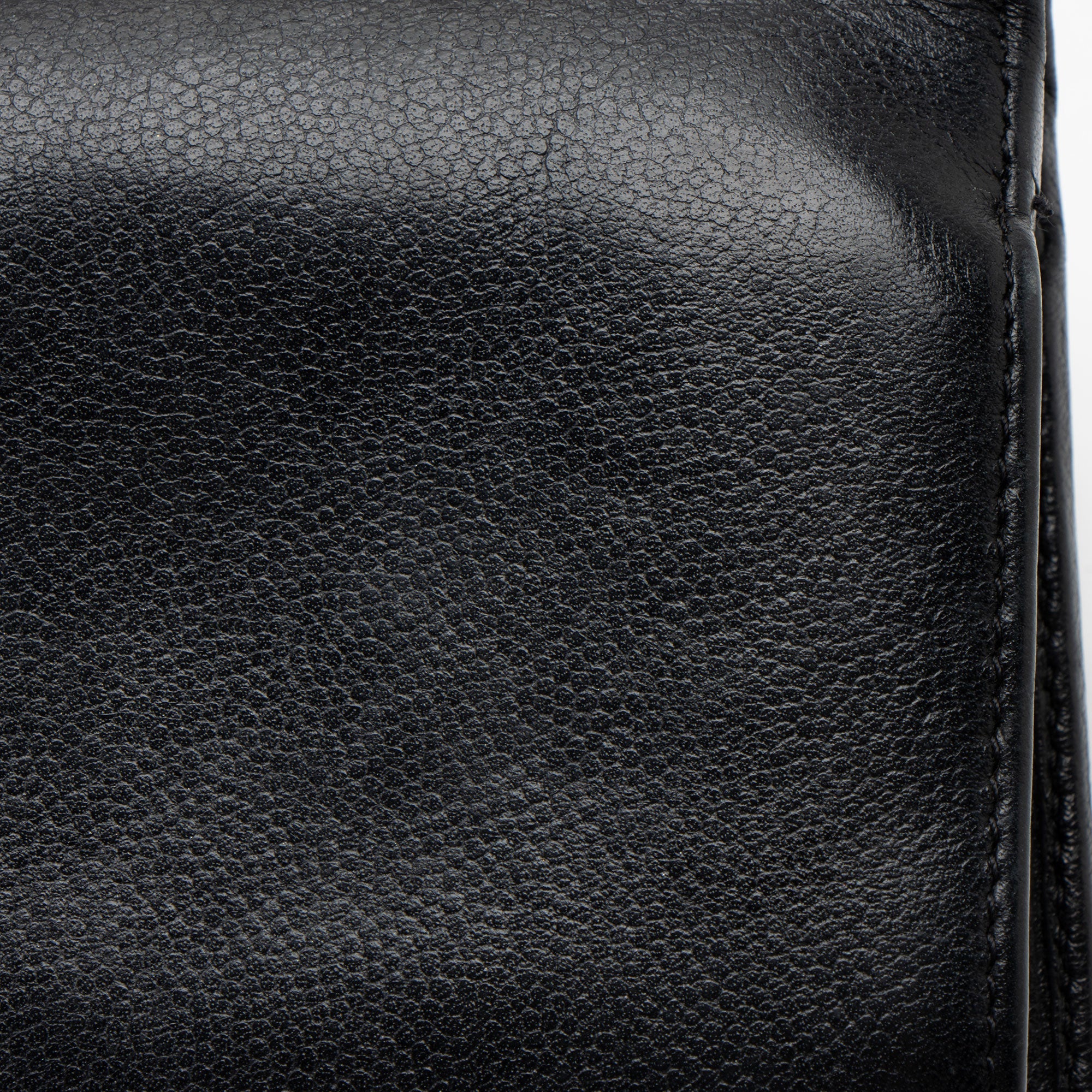 Chanel Caviar Leather L-Zip French Purse Wallet