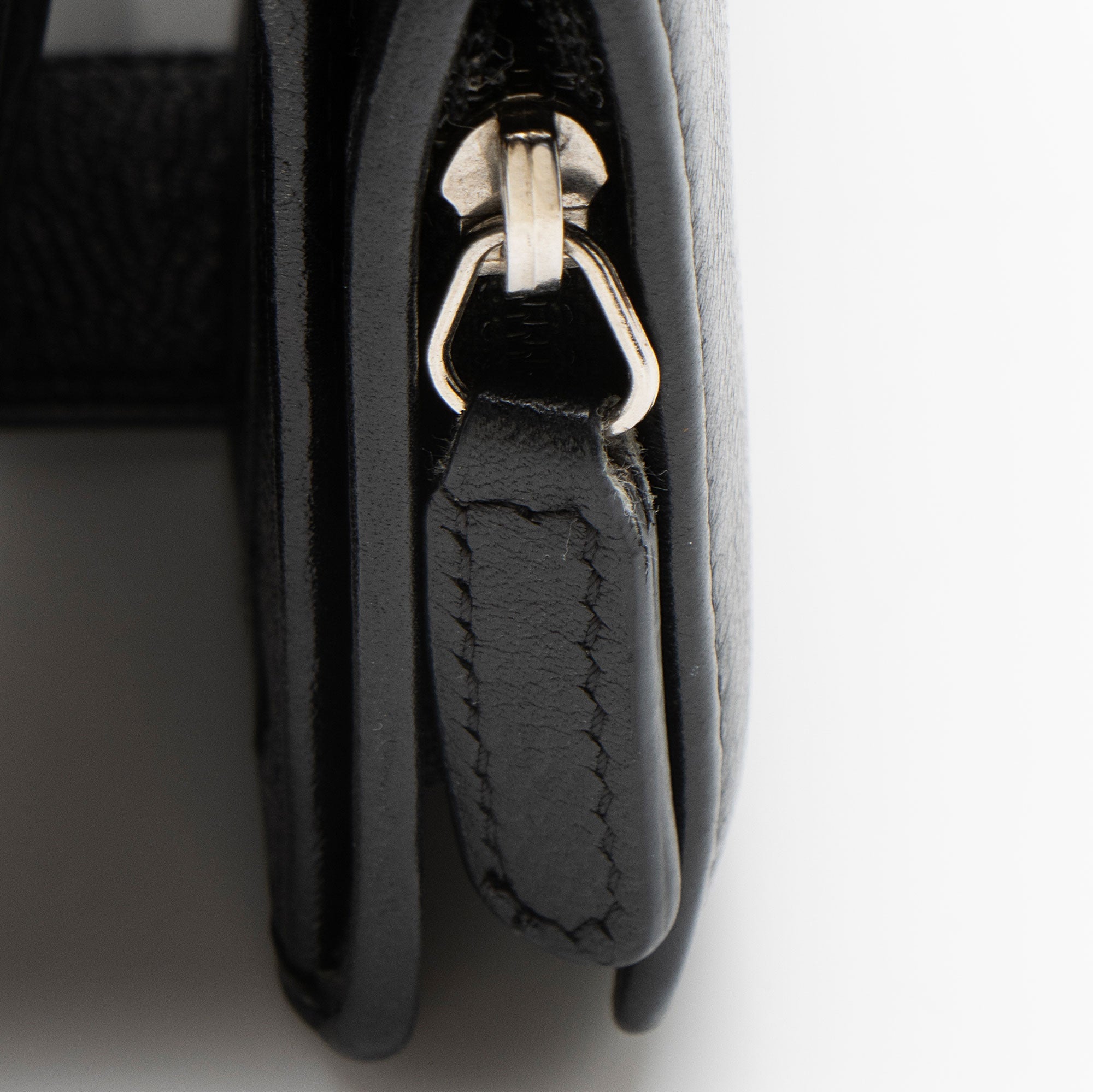 Chanel Caviar Leather L-Zip French Purse Wallet