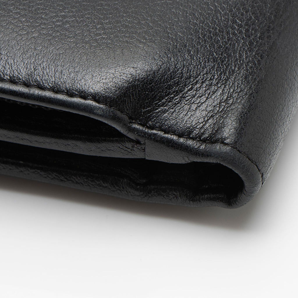 Chanel Caviar Leather L-Zip French Purse Wallet