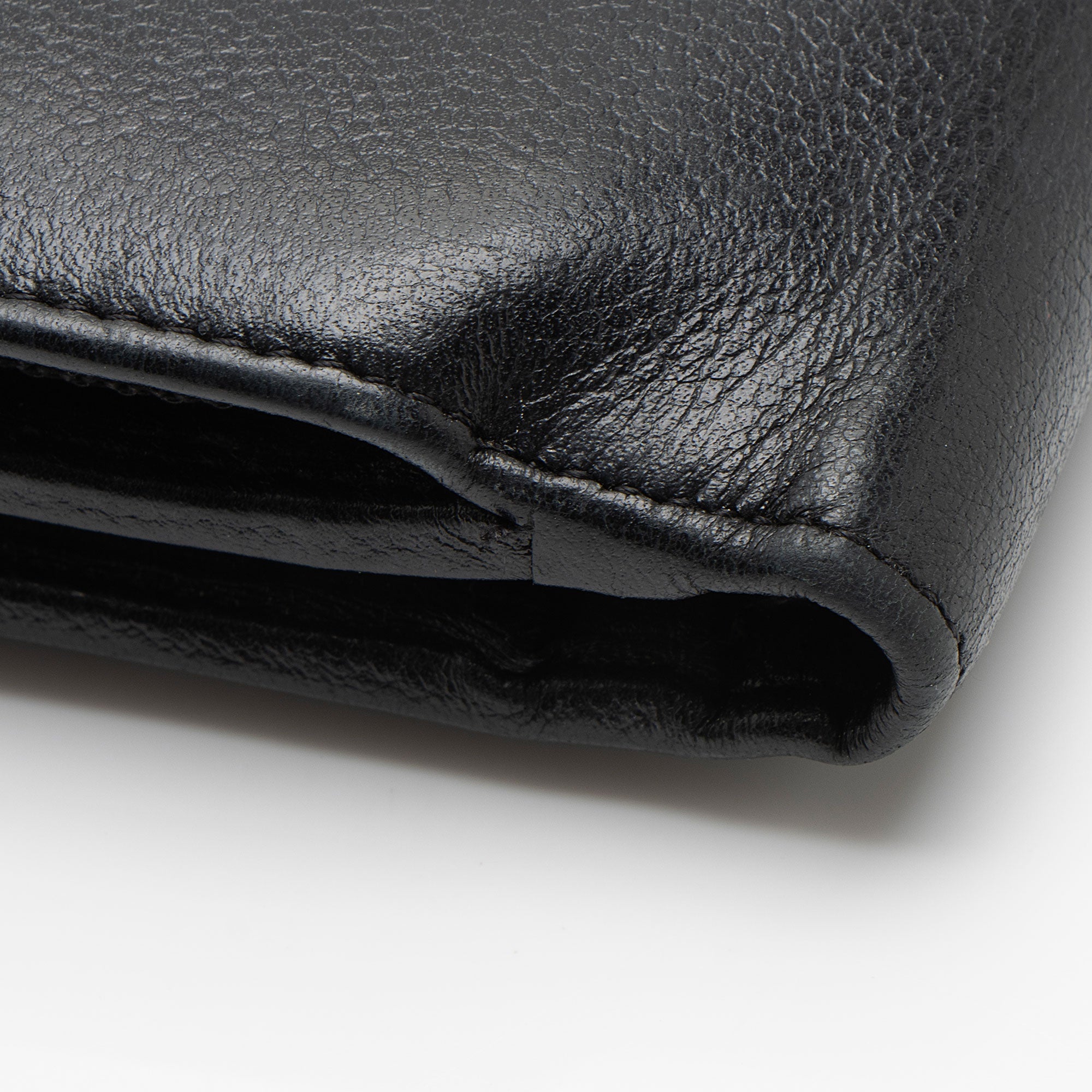 Chanel Caviar Leather L-Zip French Purse Wallet