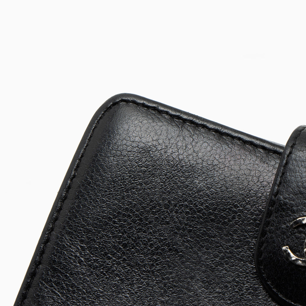 Chanel Caviar Leather L-Zip French Purse Wallet