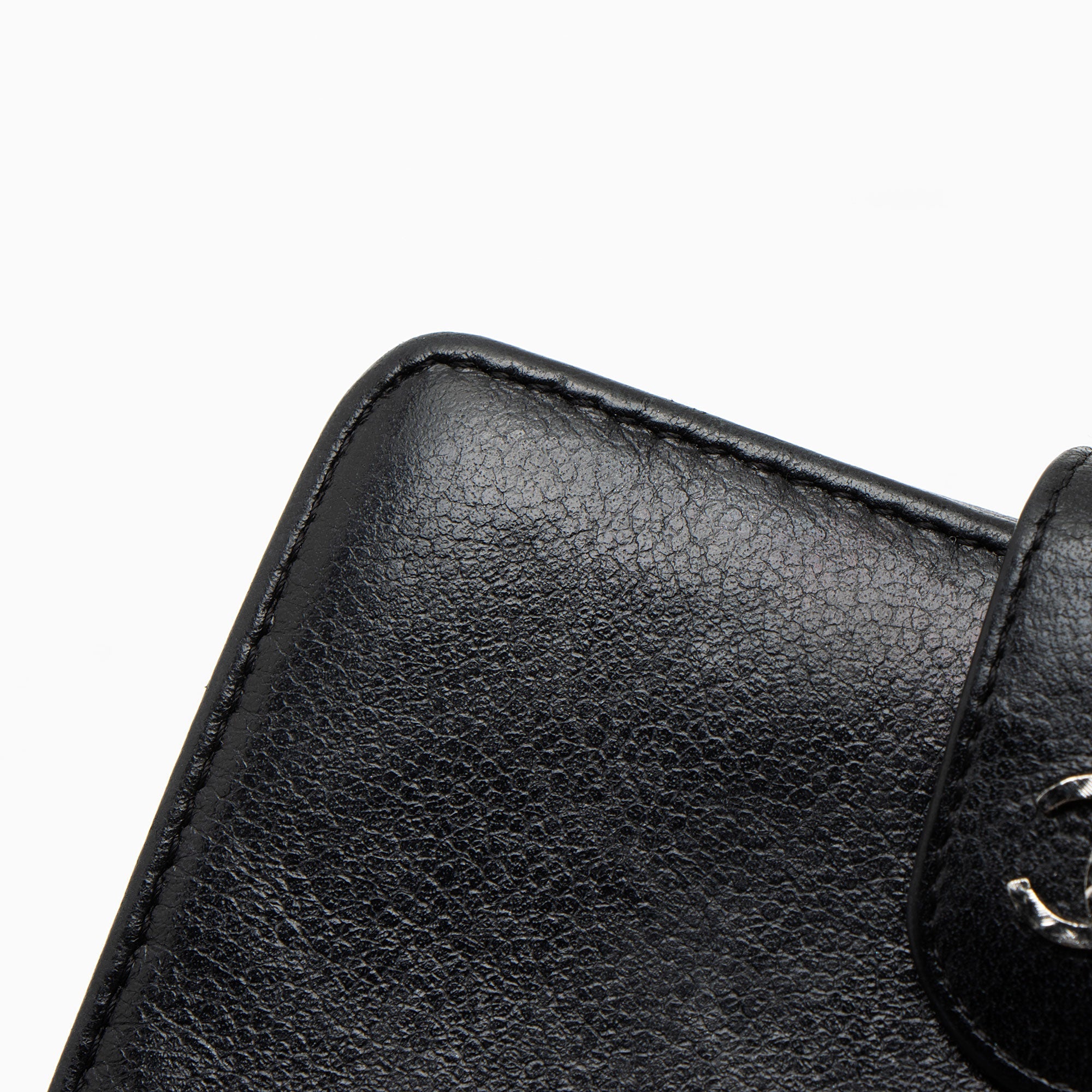 Chanel Caviar Leather L-Zip French Purse Wallet