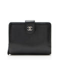Chanel Caviar Leather L-Zip French Purse Wallet