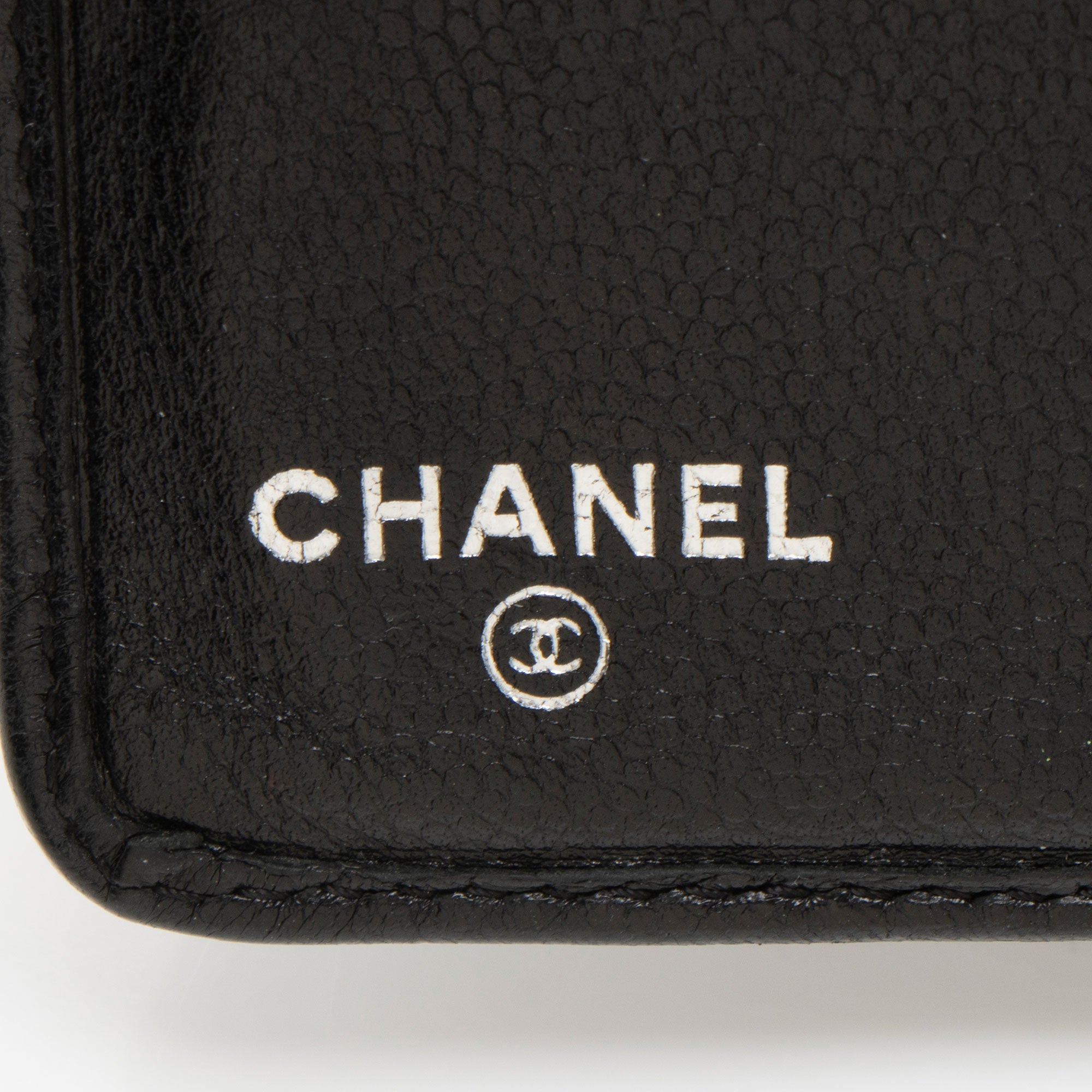 Chanel Caviar Leather L-Zip French Purse Wallet