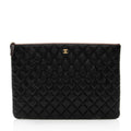 Chanel Caviar Leather Large O-Case