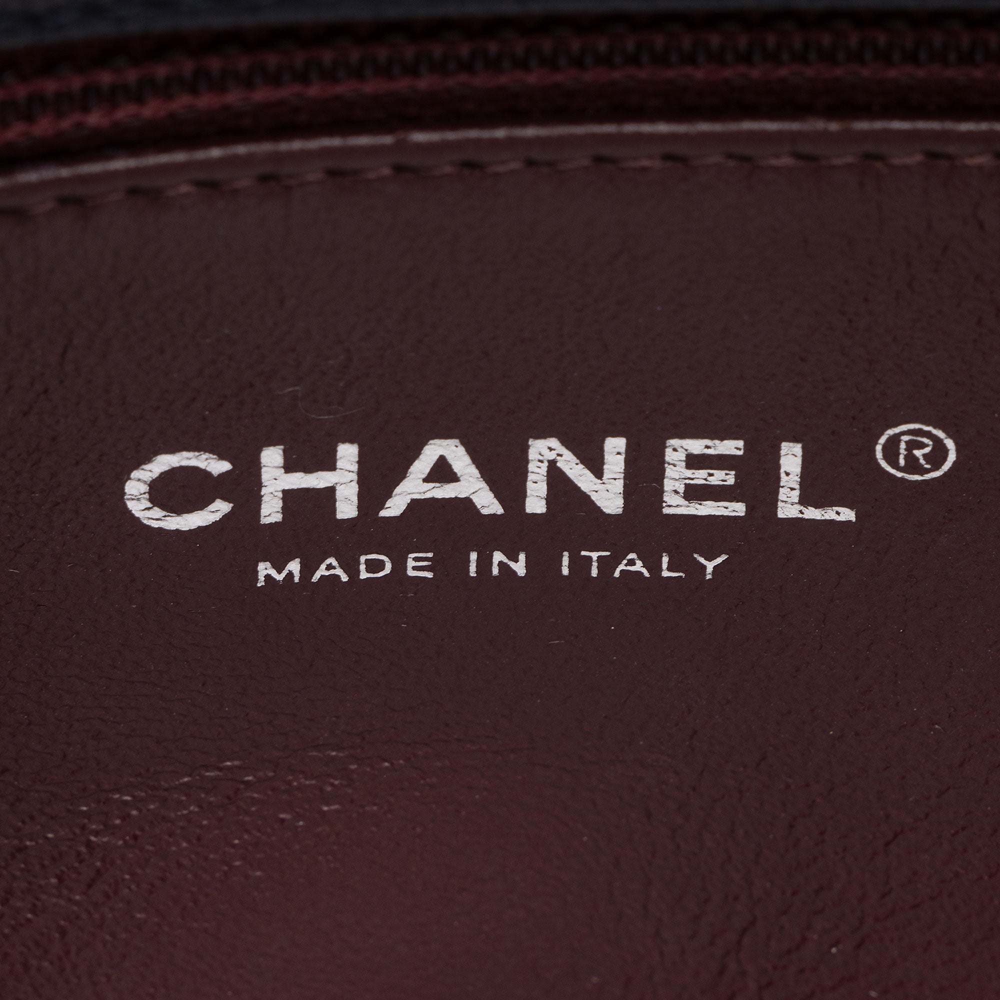 Chanel Caviar Leather Lizard Coco Small Top Handle